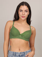 Medium Coverage Underwired Push Up Bra For Women