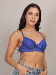 Medium Coverage Underwired Push Up Bra For Women