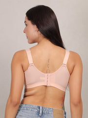 Full Coverage Wirefree Padded Lace Bra For Women