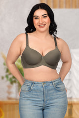 Bare Dezire Demi Cup Comfortable Seamless Plus Size Padded Bra for Women