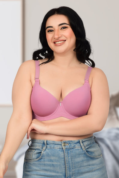 Bare Dezire Demi Cup Comfortable Seamless Plus Size Padded Bra for Women