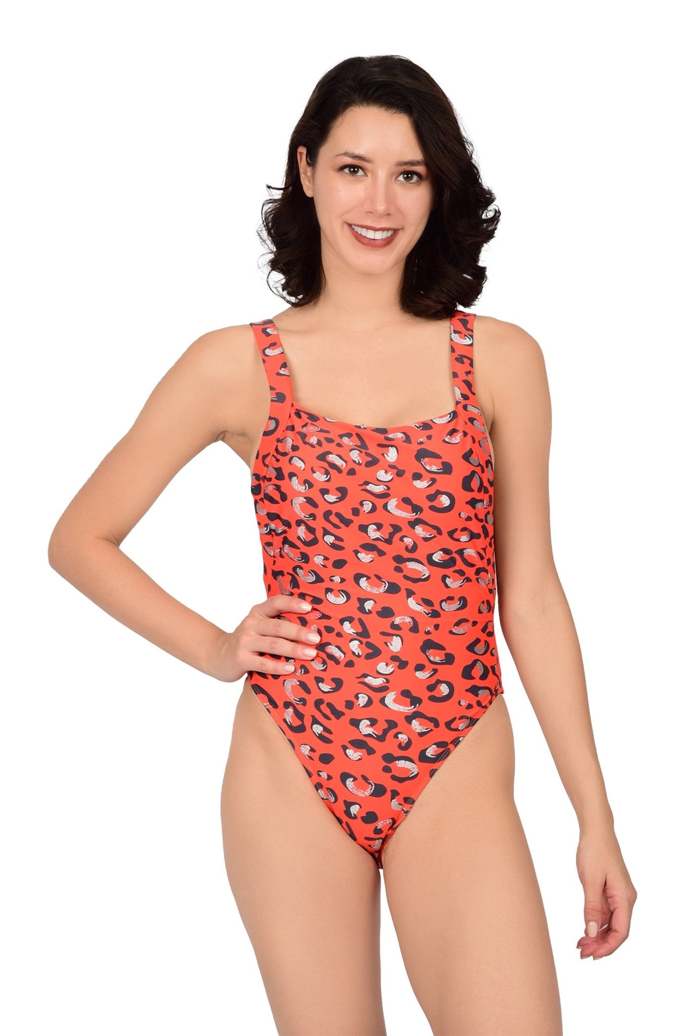 Bare Dezire Animal Print Women's Lightly Padded Stunning One - Piece Monokini Swimwear Perfect for Any Beach Look - Bare Dezire