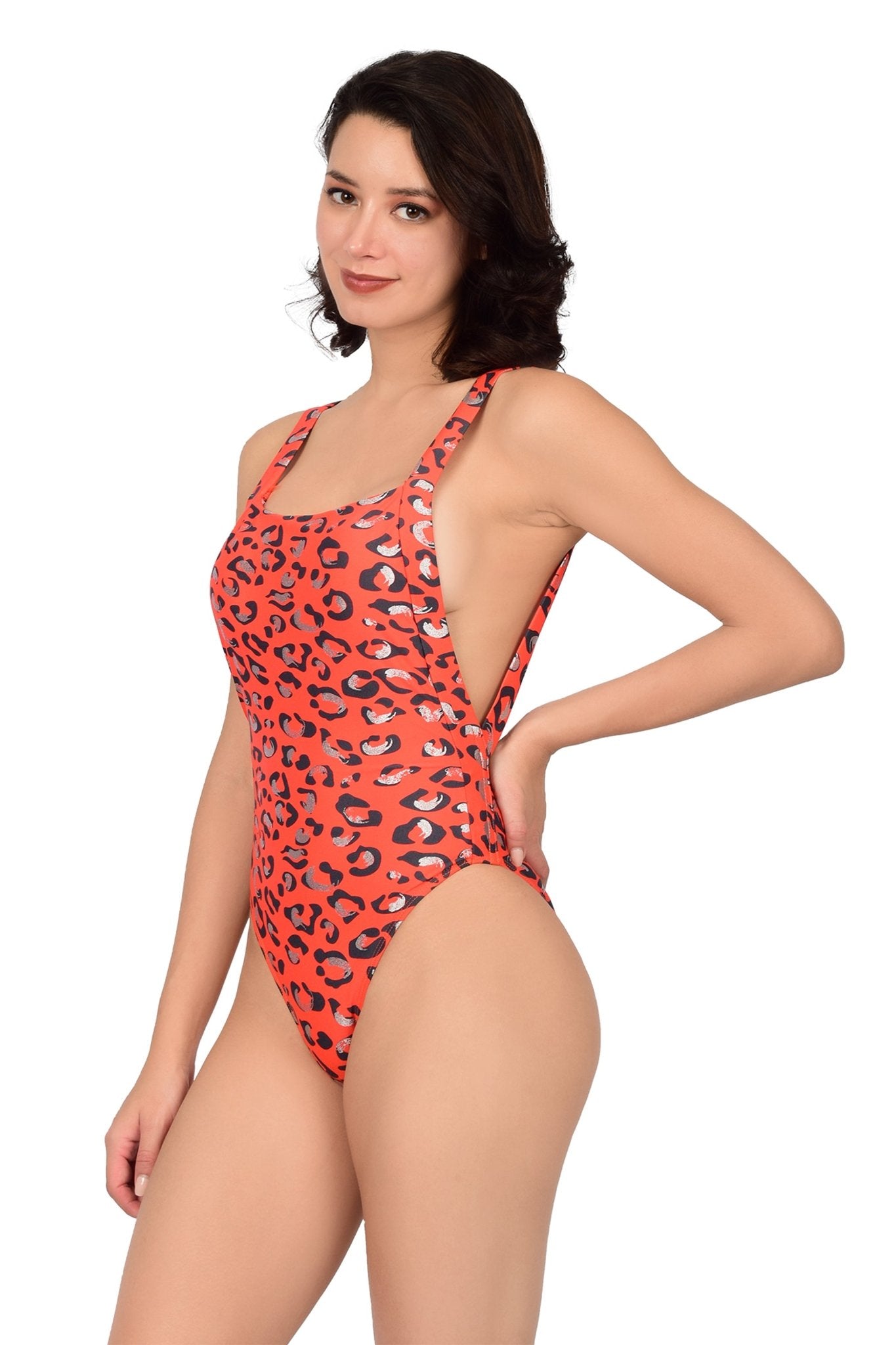 Bare Dezire Animal Print Women's Lightly Padded Stunning One - Piece Monokini Swimwear Perfect for Any Beach Look - Bare Dezire