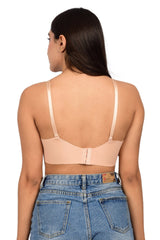 Bare Dezire Balconette Padded with Adjustable Straps Bra for Women - Bare Dezire