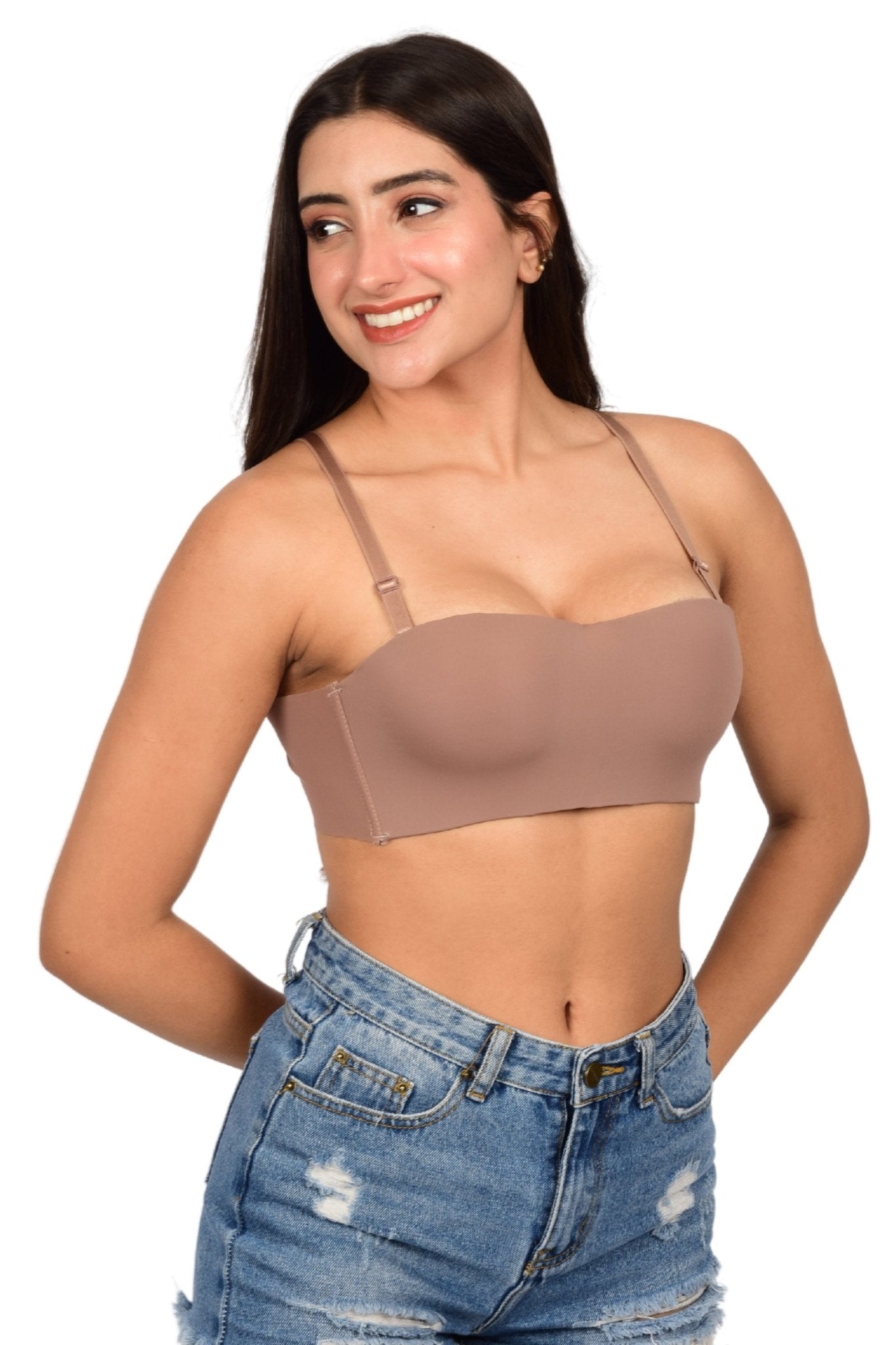 Bare Dezire Balconette Padded with Adjustable Straps Bra for Women - Bare Dezire