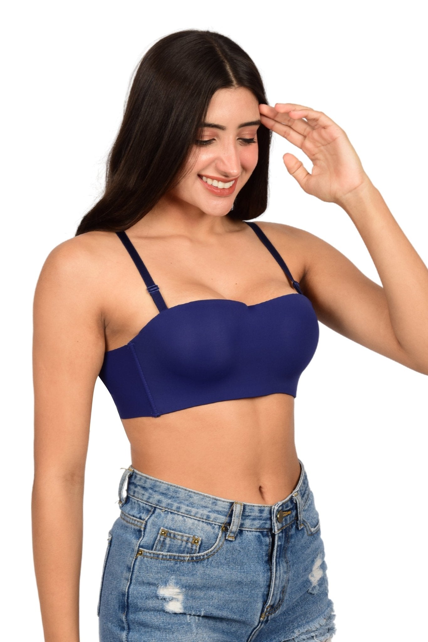 Bare Dezire Balconette Padded with Adjustable Straps Bra for Women - Bare Dezire