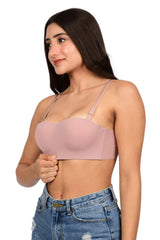 Bare Dezire Balconette Padded with Adjustable Straps Bra for Women - Bare Dezire