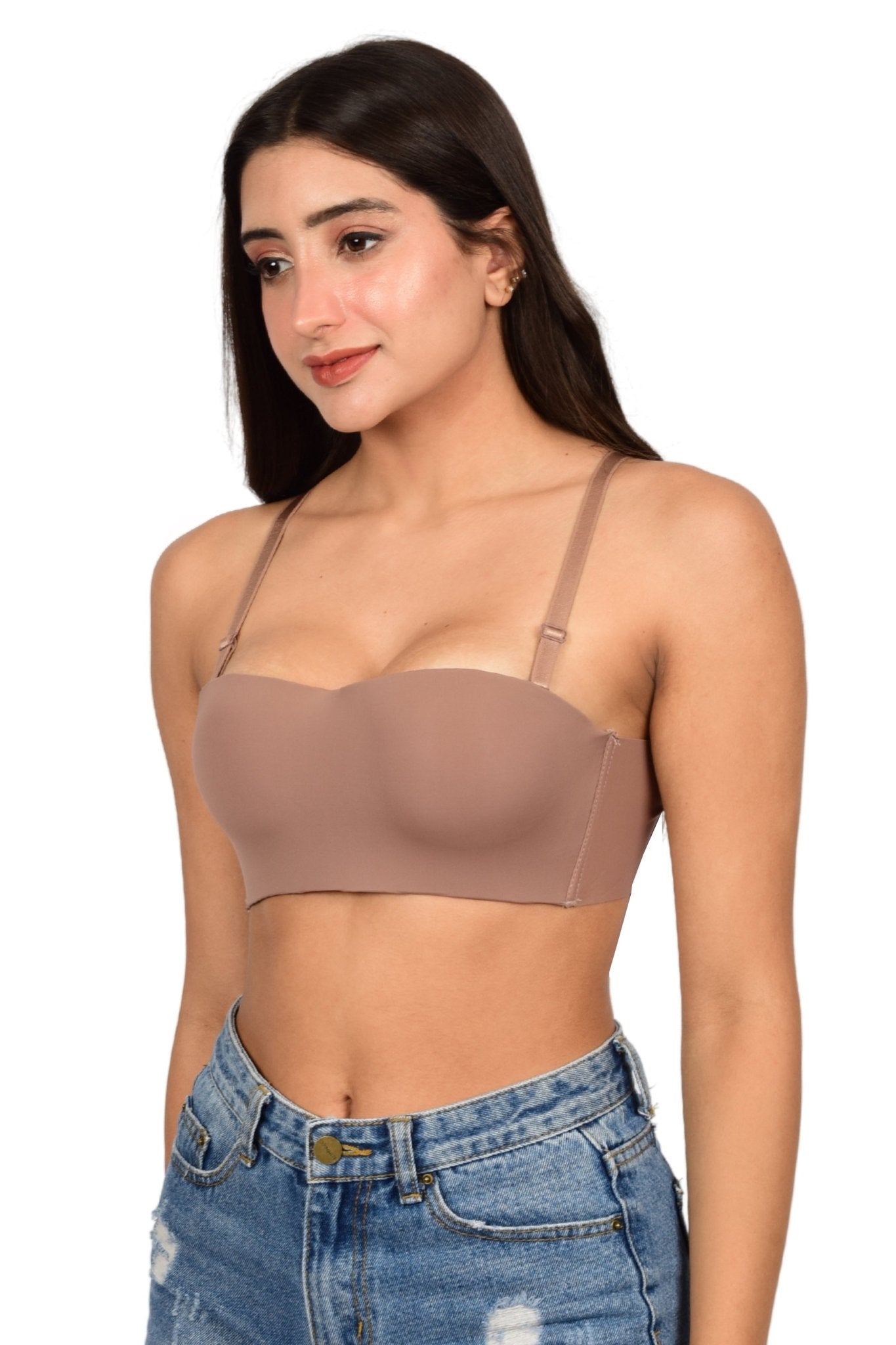 Bare Dezire Balconette Padded with Adjustable Straps Bra for Women - Bare Dezire