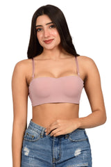 Bare Dezire Balconette Padded with Adjustable Straps Bra for Women - Bare Dezire