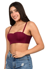 Bare Dezire Balconette Padded with Adjustable Straps Bra for Women - Bare Dezire