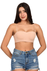 Bare Dezire Balconette Padded with Adjustable Straps Bra for Women - Bare Dezire