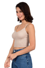 Bare Dezire Cotton Crepe Cami Tank Top For Women - Bare Dezire