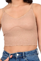 Bare Dezire Cotton Crepe Cami Tank Top For Women - Bare Dezire