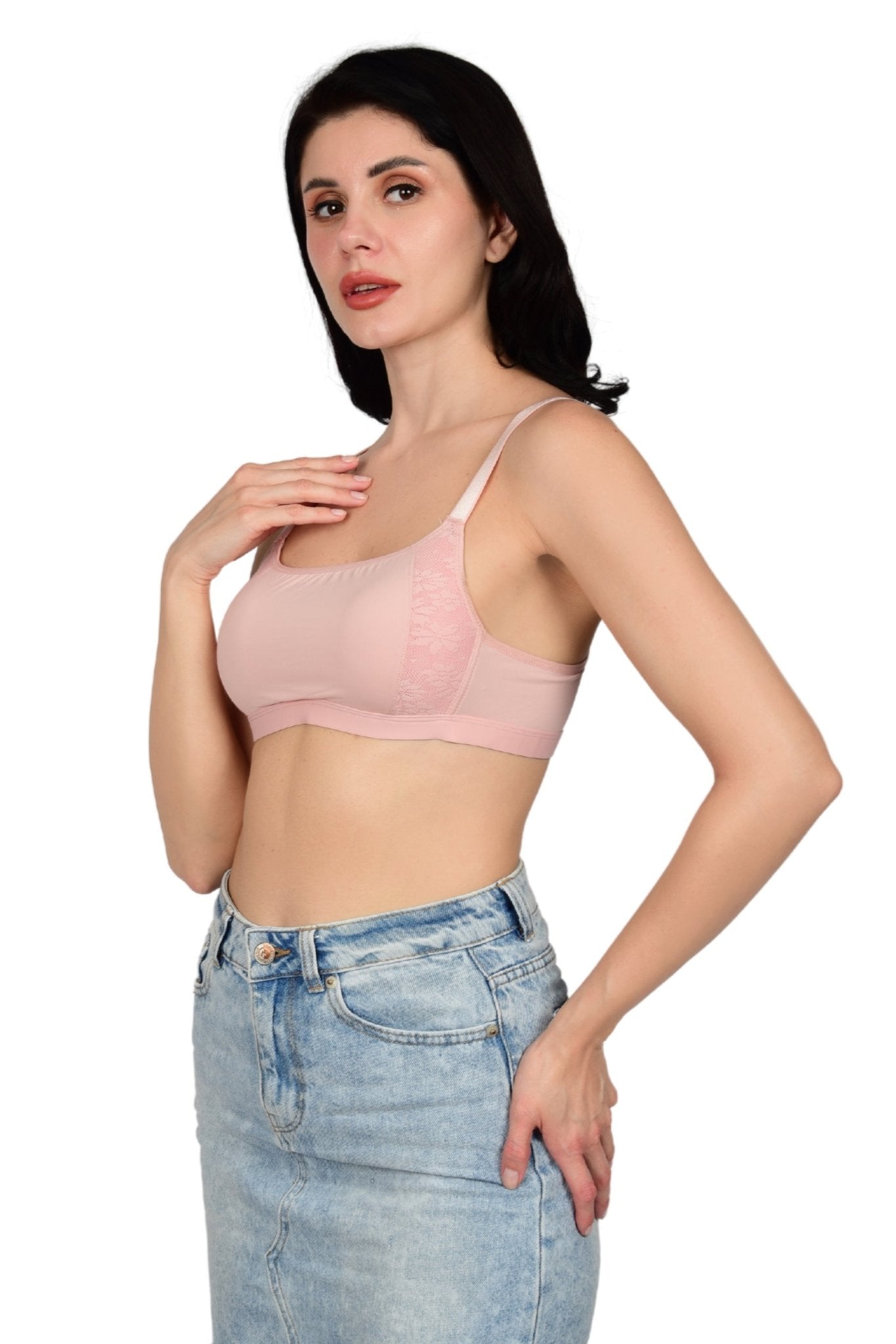 Bare Dezire Daily Use Full Coverage Padded Bra for Women - Bare Dezire