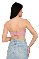 Bare Dezire Demi Cup Balconette Padded with Adjustable Straps Bra for Women - Bare Dezire