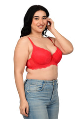 Bare Dezire Demi Cup Underwired Comfortable T-Shirt Padded Bra for Women - Bare Dezire