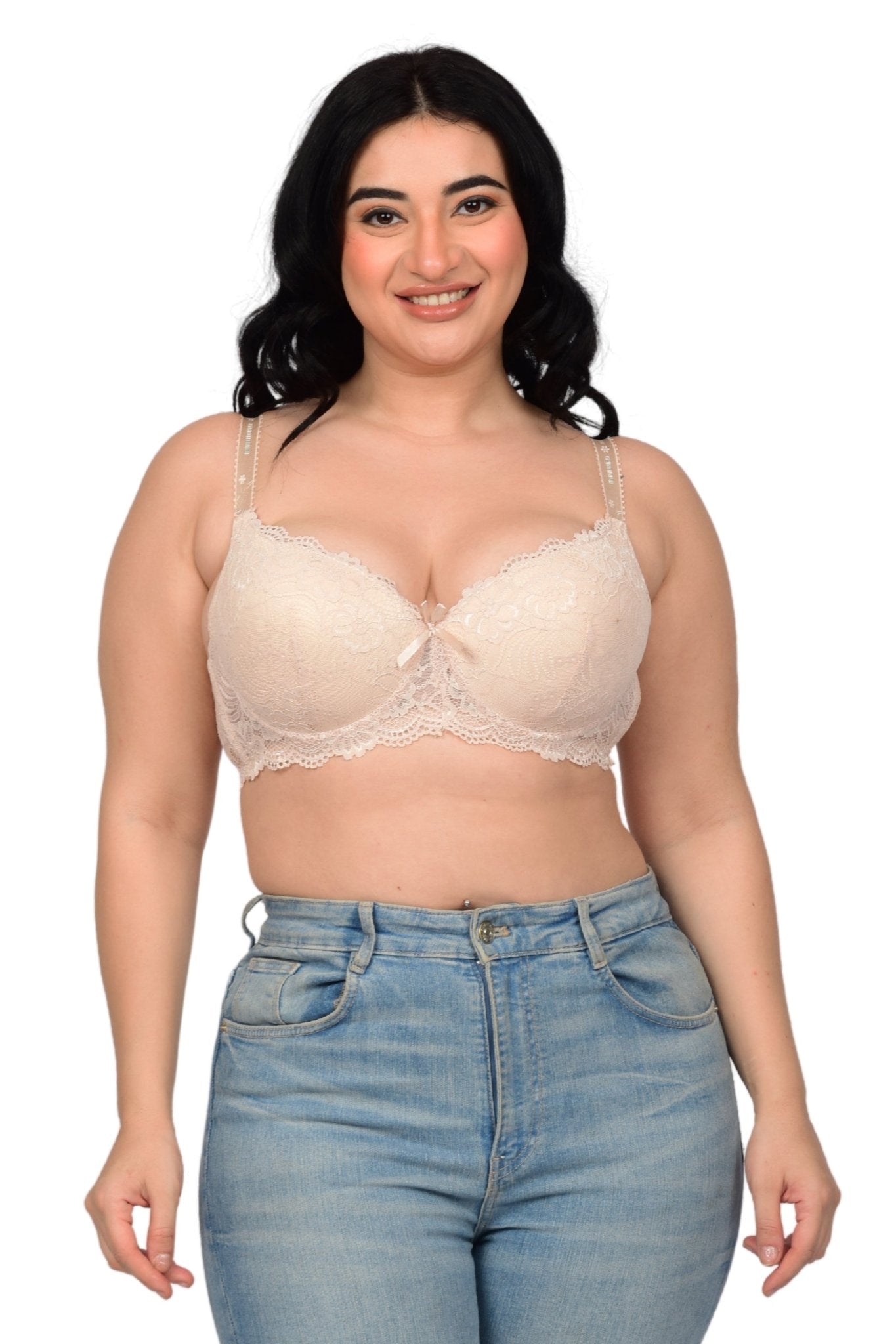 Bare Dezire Demi Cup Underwired Comfortable T-Shirt Padded Bra for Women - Bare Dezire