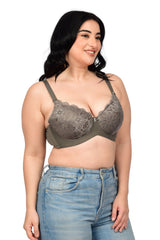 Bare Dezire Demi Cup Underwired Padded Plus Size Comfortable Bra for women - Bare Dezire