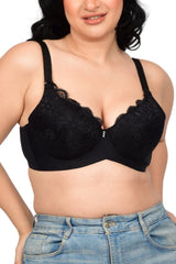 Bare Dezire Demi Cup Underwired Padded Plus Size Comfortable Bra for women - Bare Dezire