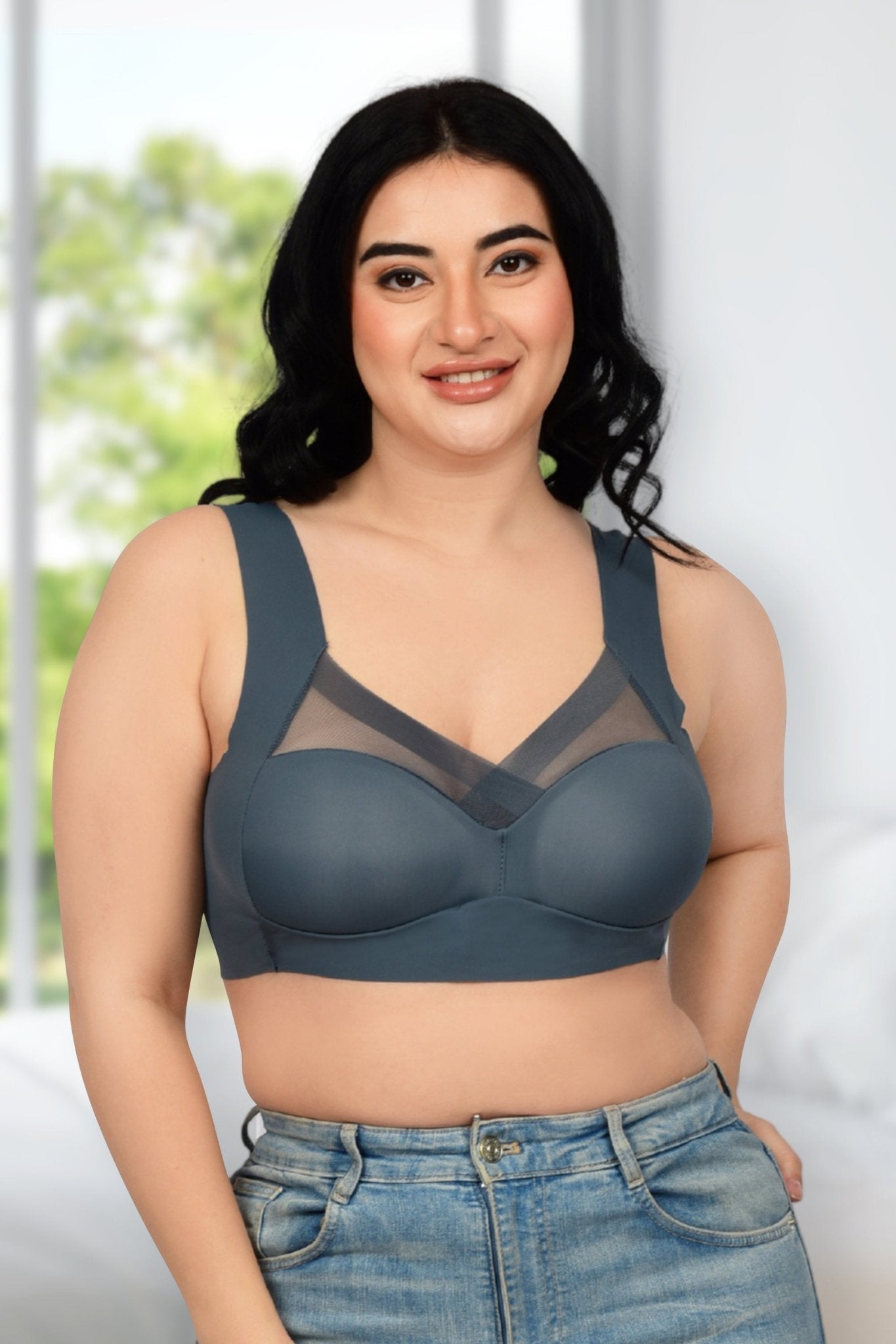 Bare Dezire Full Coverage Bralette Plus Size Padded Bra for Women - Bare Dezire