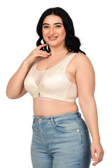 Bare Dezire Full Coverage Bralette Plus Size Padded Lace Bra for Women - Bare Dezire