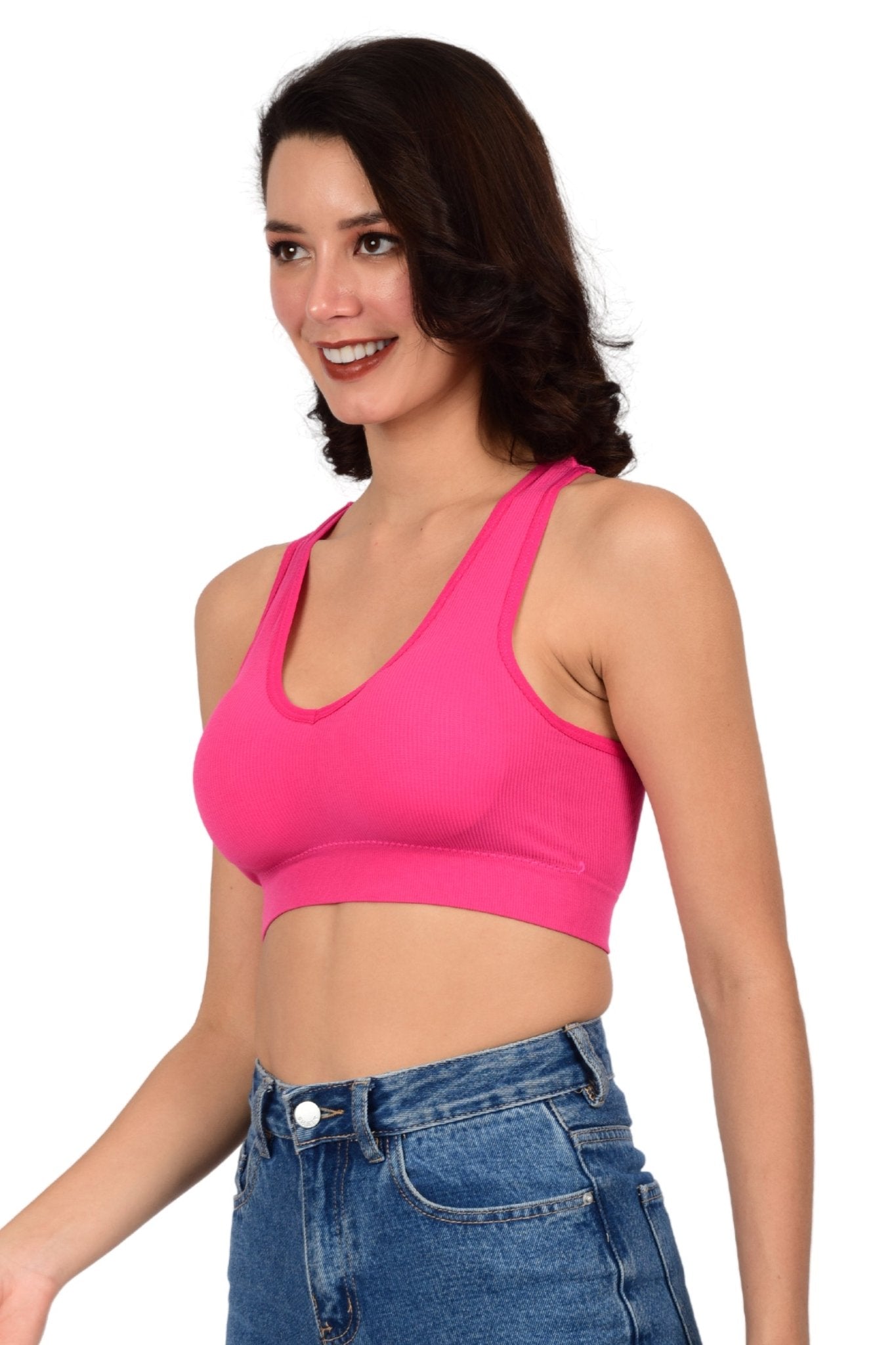 Bare Dezire High Impact Well Supported Full Coverage Sports Bra for Women - Bare Dezire