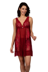 Bare Dezire Knee Length Comfortable Nightwear For Women - Bare Dezire