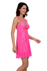 Bare Dezire Knee Length Comfortable Nightwear For Women - Bare Dezire