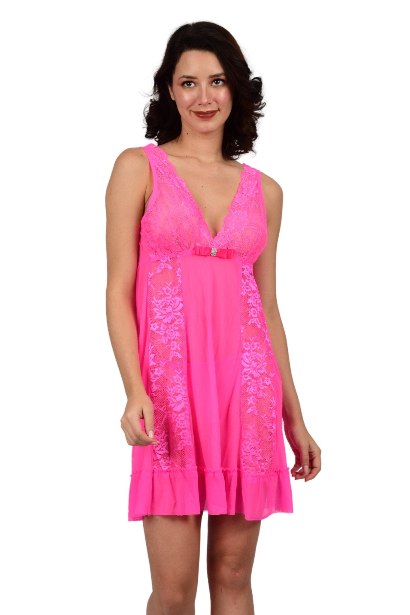 Bare Dezire Knee Length Comfortable Nightwear For Women - Bare Dezire