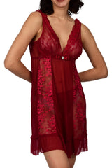 Bare Dezire Knee Length Comfortable Nightwear For Women - Bare Dezire