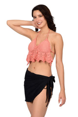 Bare Dezire Knitted Halter Tank Top Bralette For Women - Bare Dezire