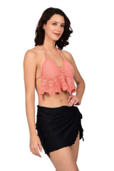 Bare Dezire Knitted Halter Tank Top Bralette For Women - Bare Dezire