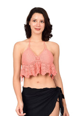 Bare Dezire Knitted Halter Tank Top Bralette For Women - Bare Dezire