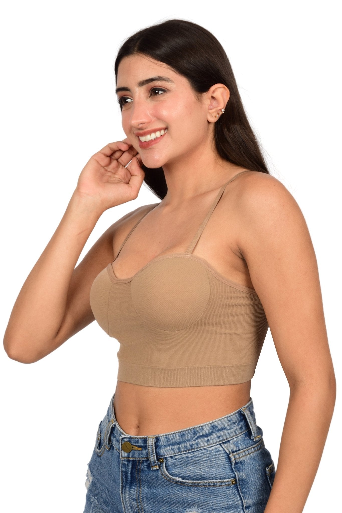 Bare Dezire Lightly Padded Cami Top For Women - Bare Dezire