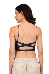 Bare Dezire Lightly Padded Non Wired Full Coverage Cami Top For Women - Bare Dezire