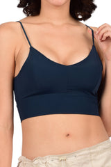 Bare Dezire Lightly Padded Non Wired Full Coverage Cami Top For Women - Bare Dezire