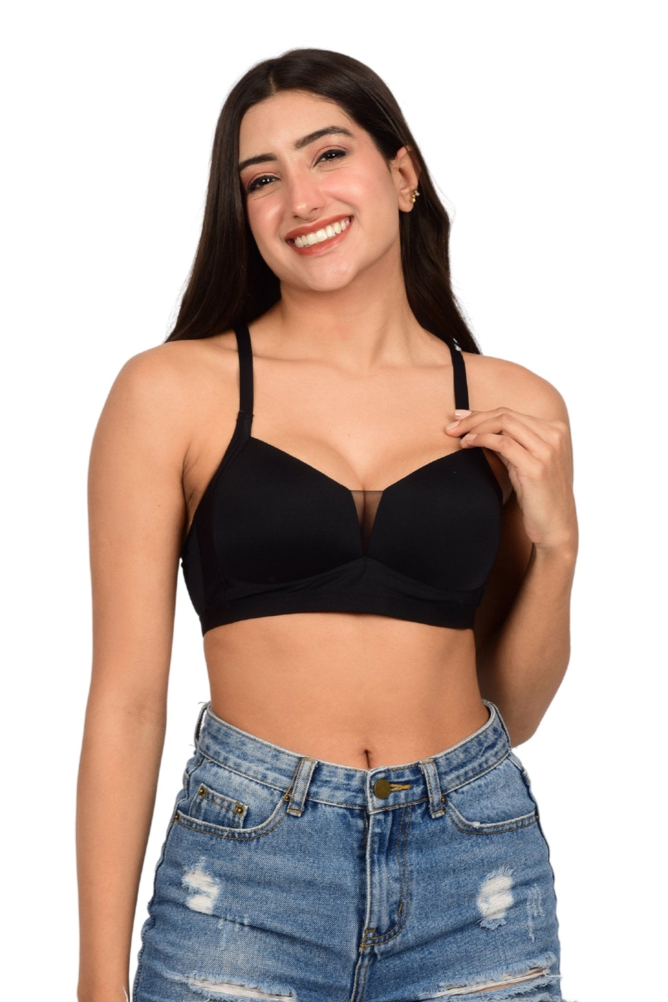 Bare Dezire Lightly Padded Seamless T-shirt Bra for Women - Bare Dezire