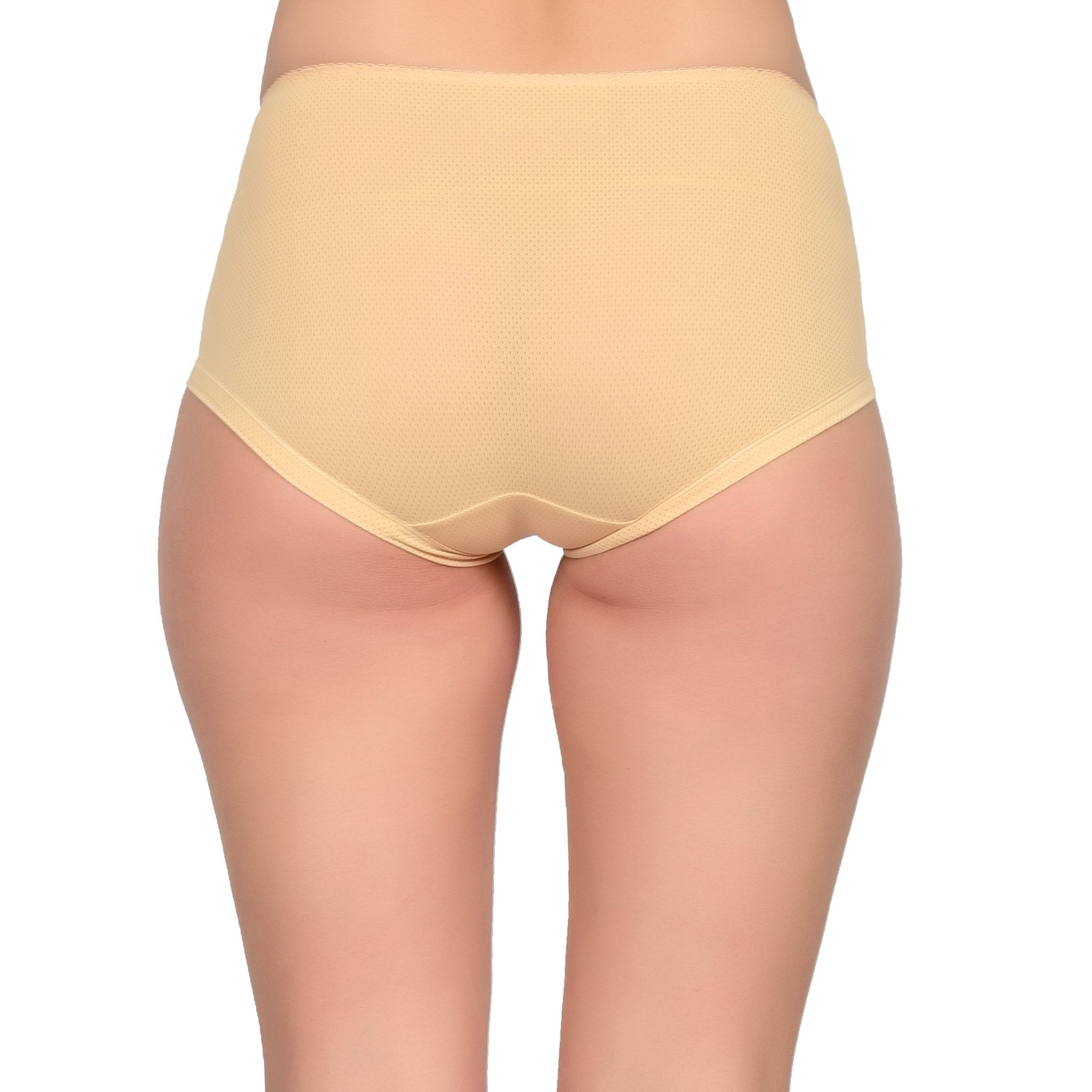 Bare Dezire Medium Cut Comfortable Cotton Fabric High Waist Panty for Women - Bare Dezire