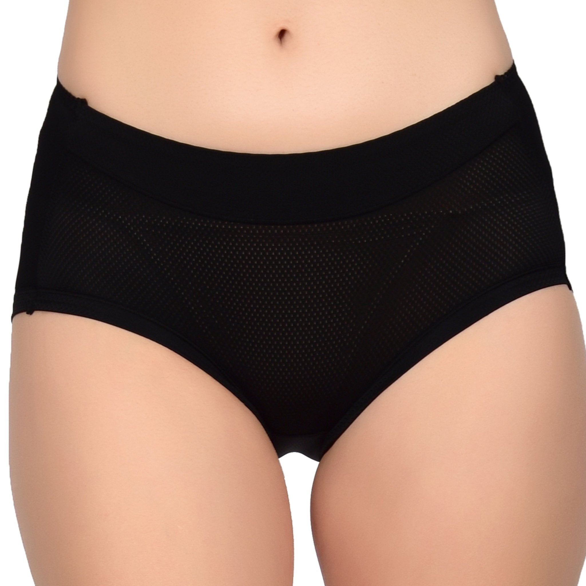 Bare Dezire Medium Cut Comfortable Cotton Fabric High Waist Panty for Women - Bare Dezire