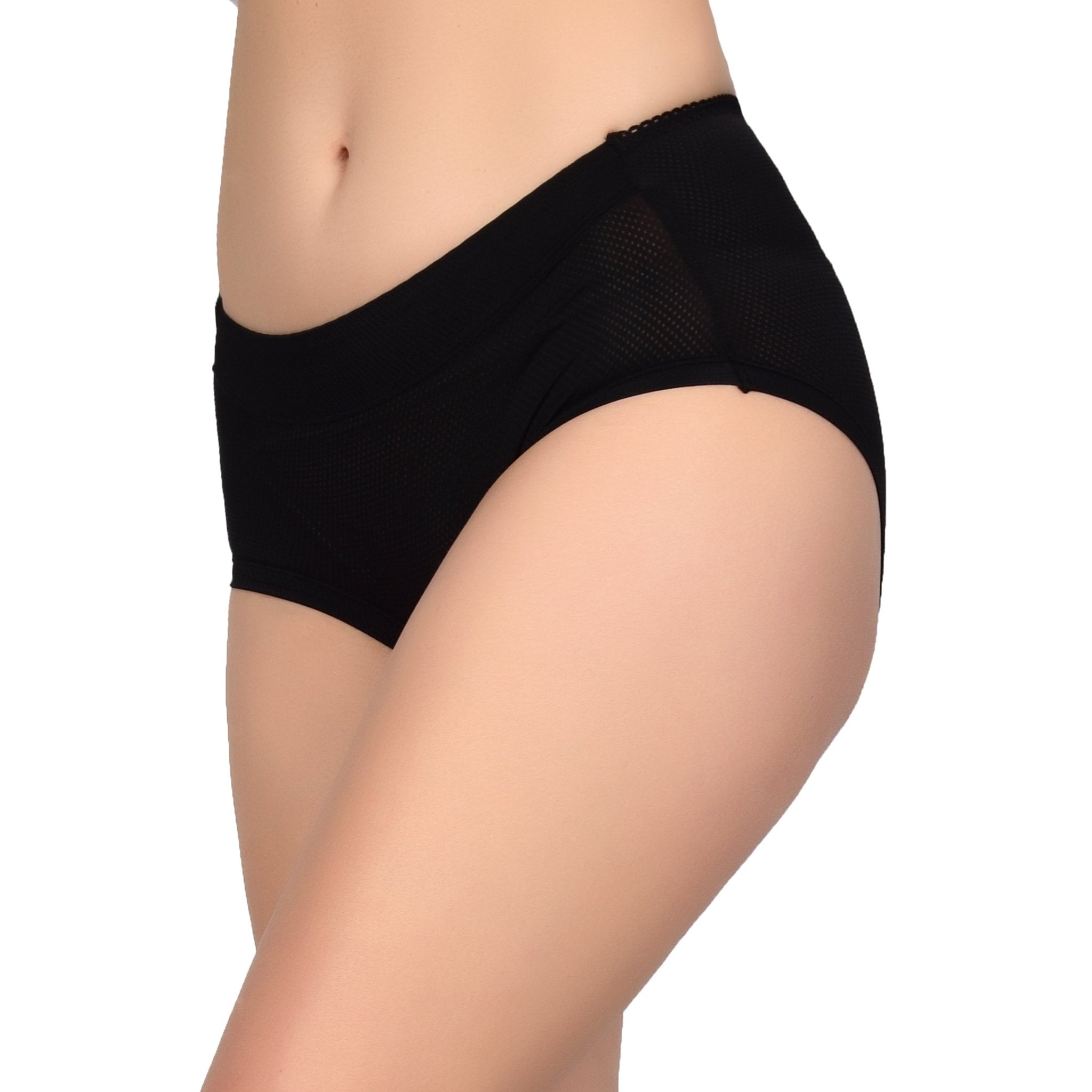 Bare Dezire Medium Cut Comfortable Cotton Fabric High Waist Panty for Women - Bare Dezire