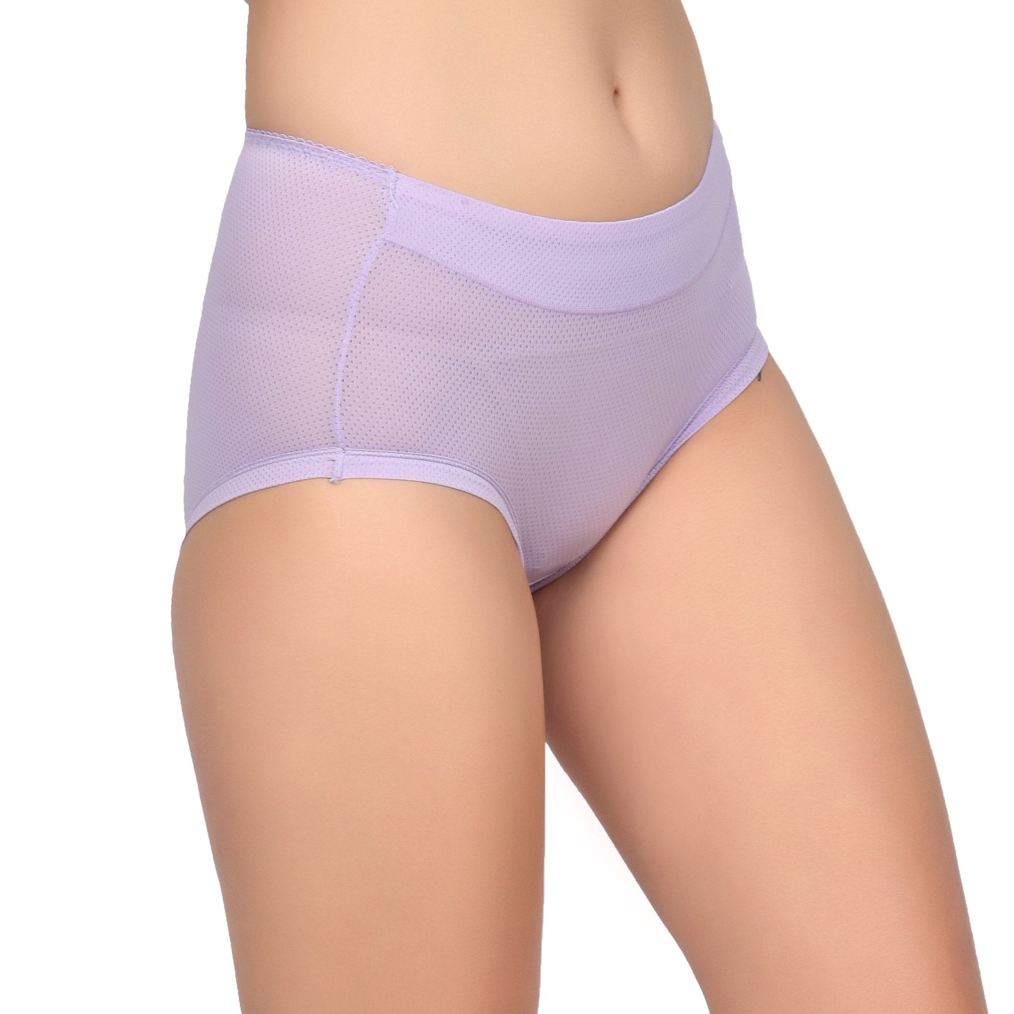 Bare Dezire Medium Cut Comfortable Cotton Fabric High Waist Panty for Women - Bare Dezire