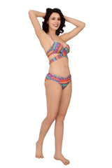 Bare Dezire Multi Colour Printed Swimwear Bikini Set for Women - Bare Dezire