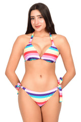 Bare Dezire Multi Colour Printed Swimwear Bikini Set for Women - Bare Dezire