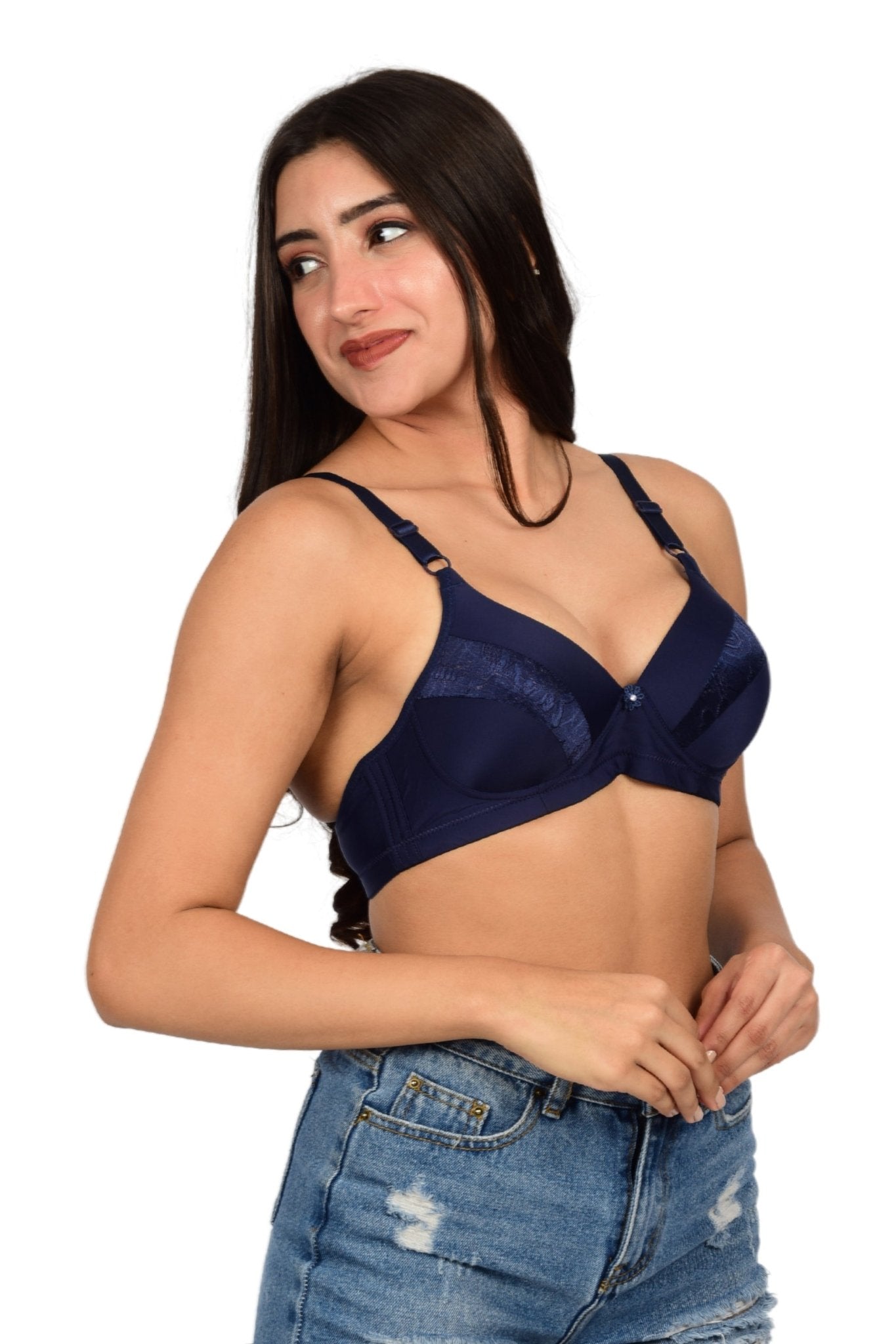 Bare Dezire Non - Wired Beautifully Designed T Shirt Bra for Women - Bare Dezire