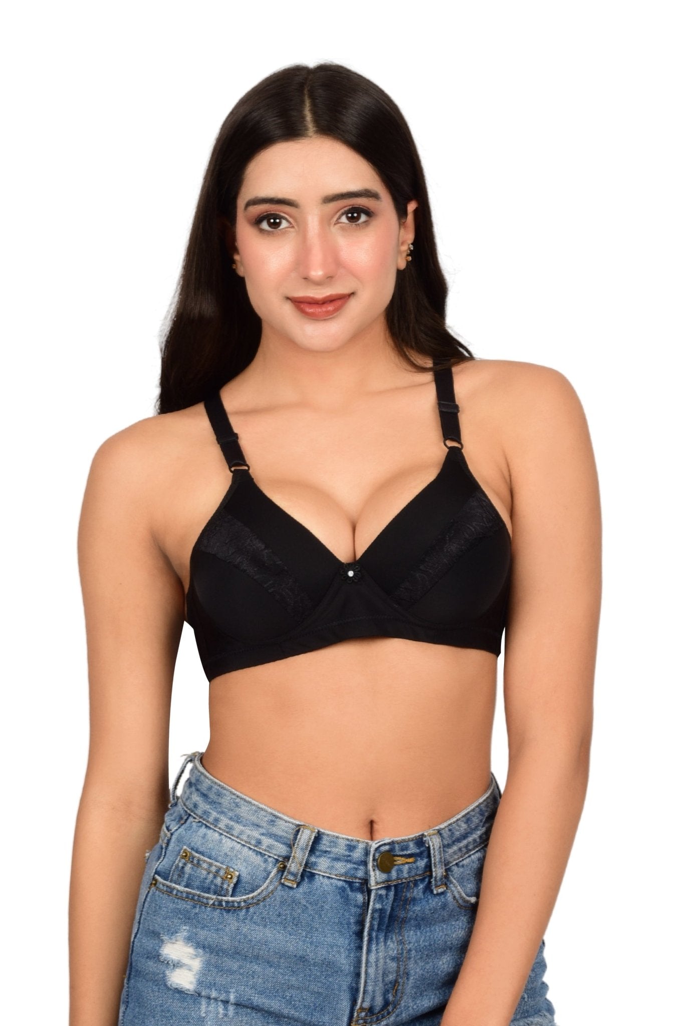 Bare Dezire Non - Wired Beautifully Designed T Shirt Bra for Women - Bare Dezire