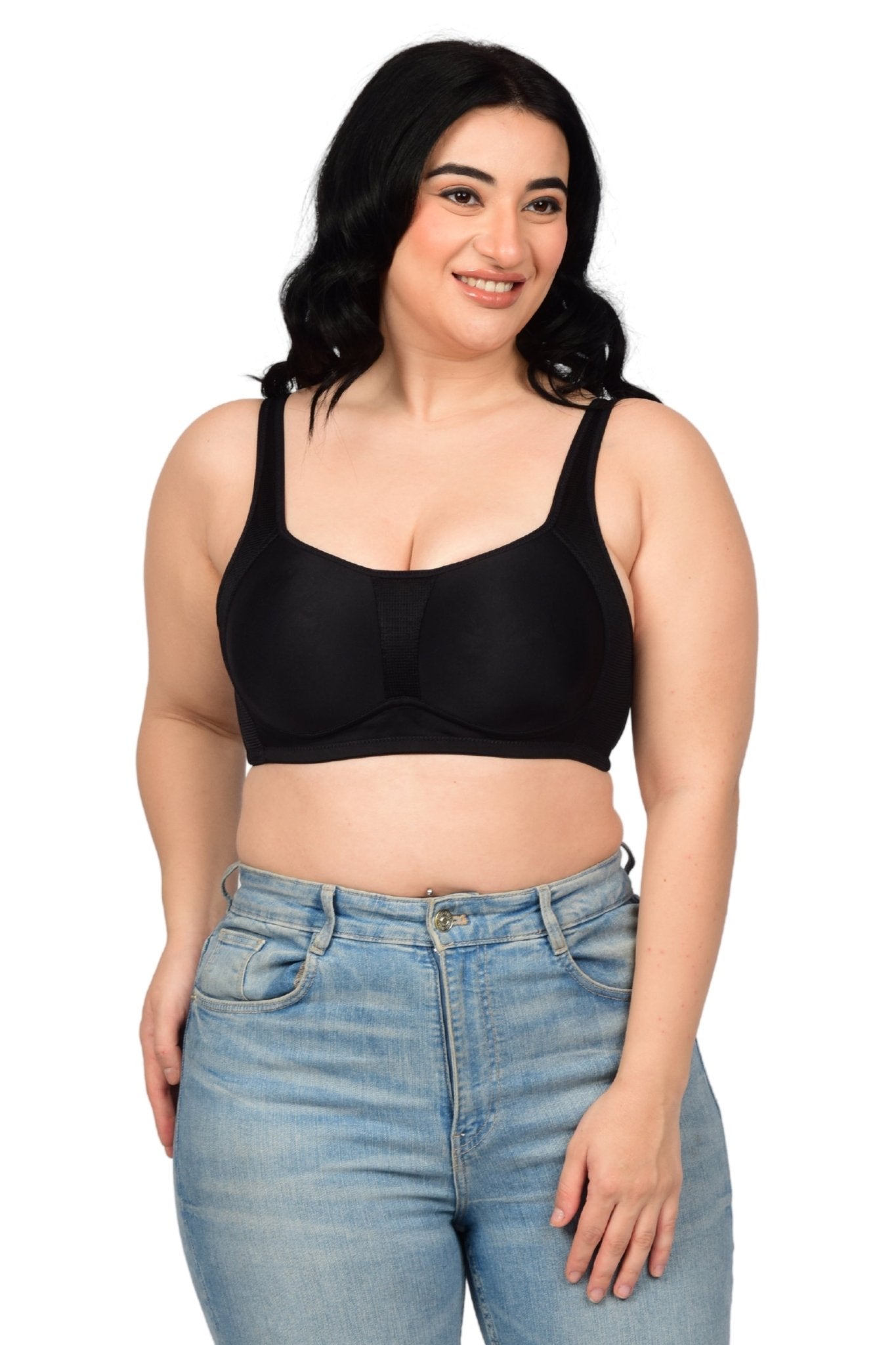 Bare Dezire Padded Full Coverage Wirefree Plus Size T-Shirt Bra for Women - Bare Dezire