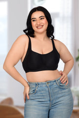 Bare Dezire Padded Full Coverage Wirefree Plus Size T-Shirt Bra for Women - Bare Dezire