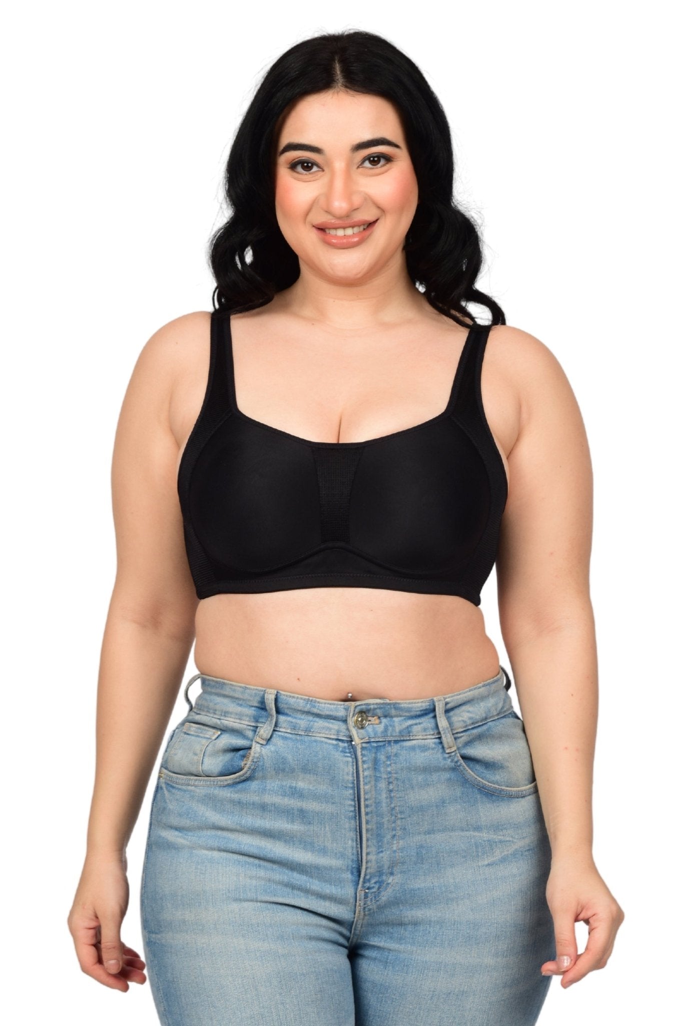 Bare Dezire Padded Full Coverage Wirefree Plus Size T-Shirt Bra for Women - Bare Dezire