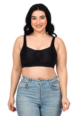 Bare Dezire Padded Full Coverage Wirefree Plus Size T-Shirt Bra for Women - Bare Dezire