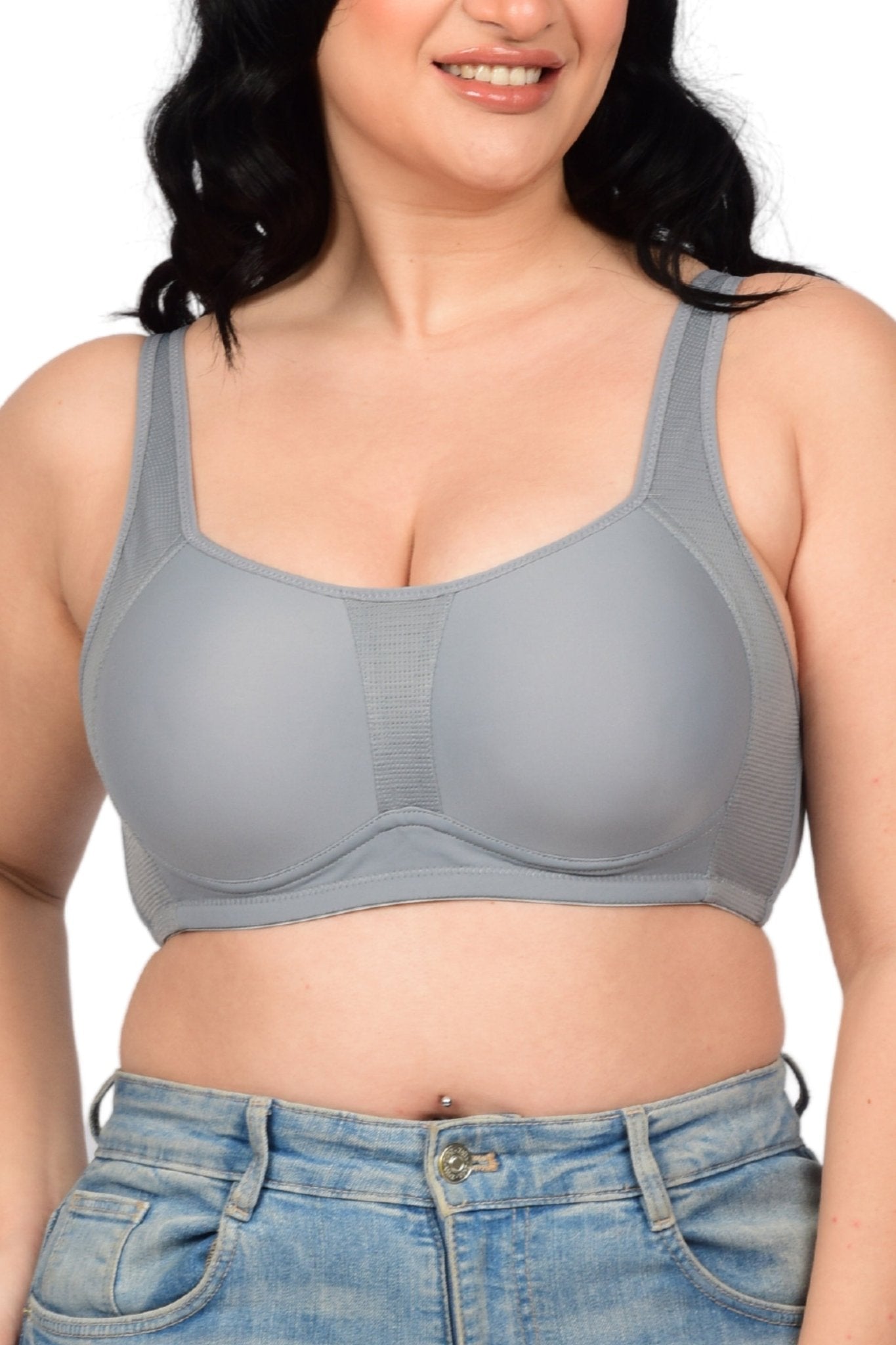 Bare Dezire Padded Full Coverage Wirefree Plus Size T-Shirt Bra for Women - Bare Dezire